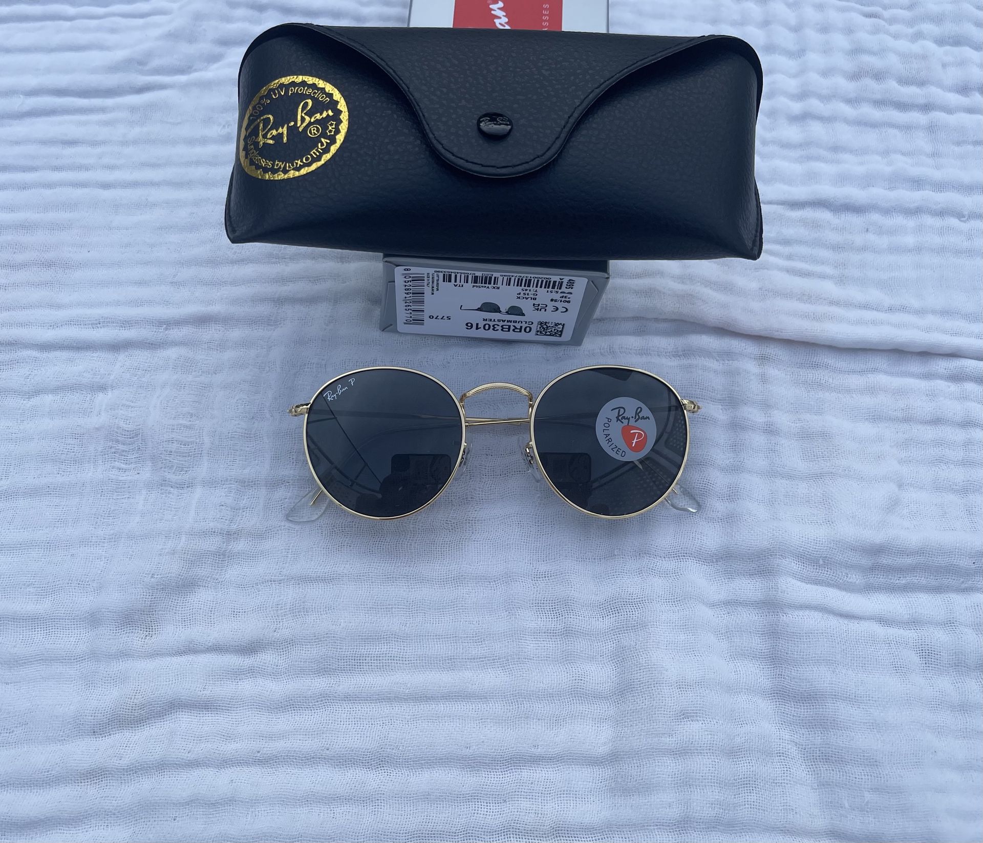 Polarized lenses unisex sunglasses round 3447