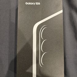 Samsung Galaxy S26 (New in Sealed Box Only works on T-MOBILE!!!) (Color Black)