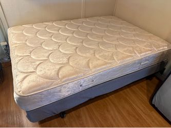 Free Full Size Bed Mattress, Boxspring and frame