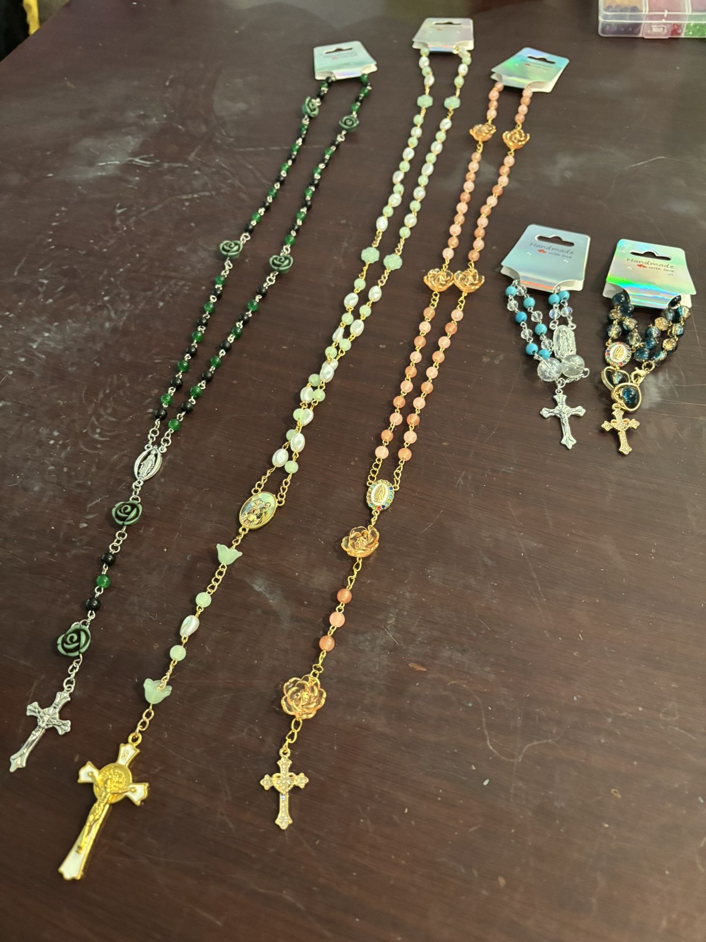 Handmade Glass Bead Rosary’s