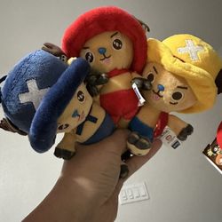 One Piece Anime Keychain Plushies Round One Exclusive