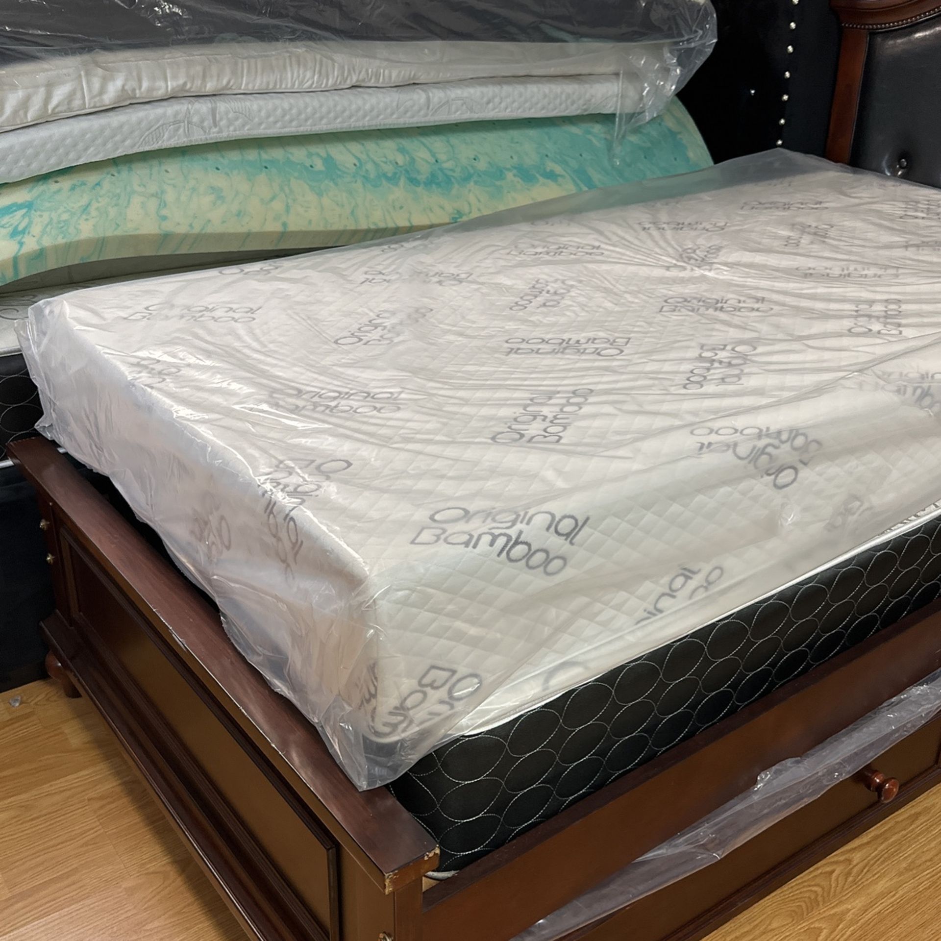 Bamboo Twin Mattress Colchon De Memory Foam