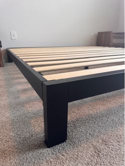 King size bed frame and slats