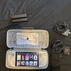 Valve Steam Deck OLED White 1TB Limited Edition Handheld Console +1TB SD Card