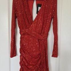 Sequin Mini Dress 
