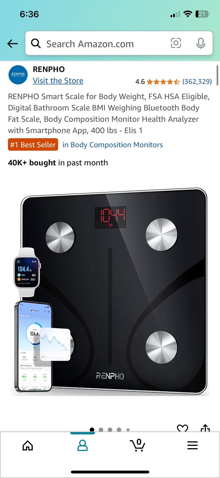 Smart Scale for Body Weight