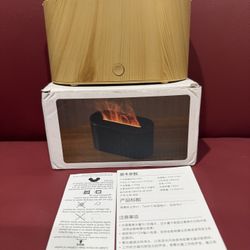 1/2 Colorful Aroma Essential Oil Diffuser for Home, Quiet Cool Mist Flame Humidifier for Bedroom with Remote, Fire Flame Diffuser Humidifier with Scen