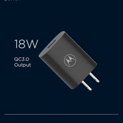 Motorola TurboPower Flip 18W Wall Charger - No Cable