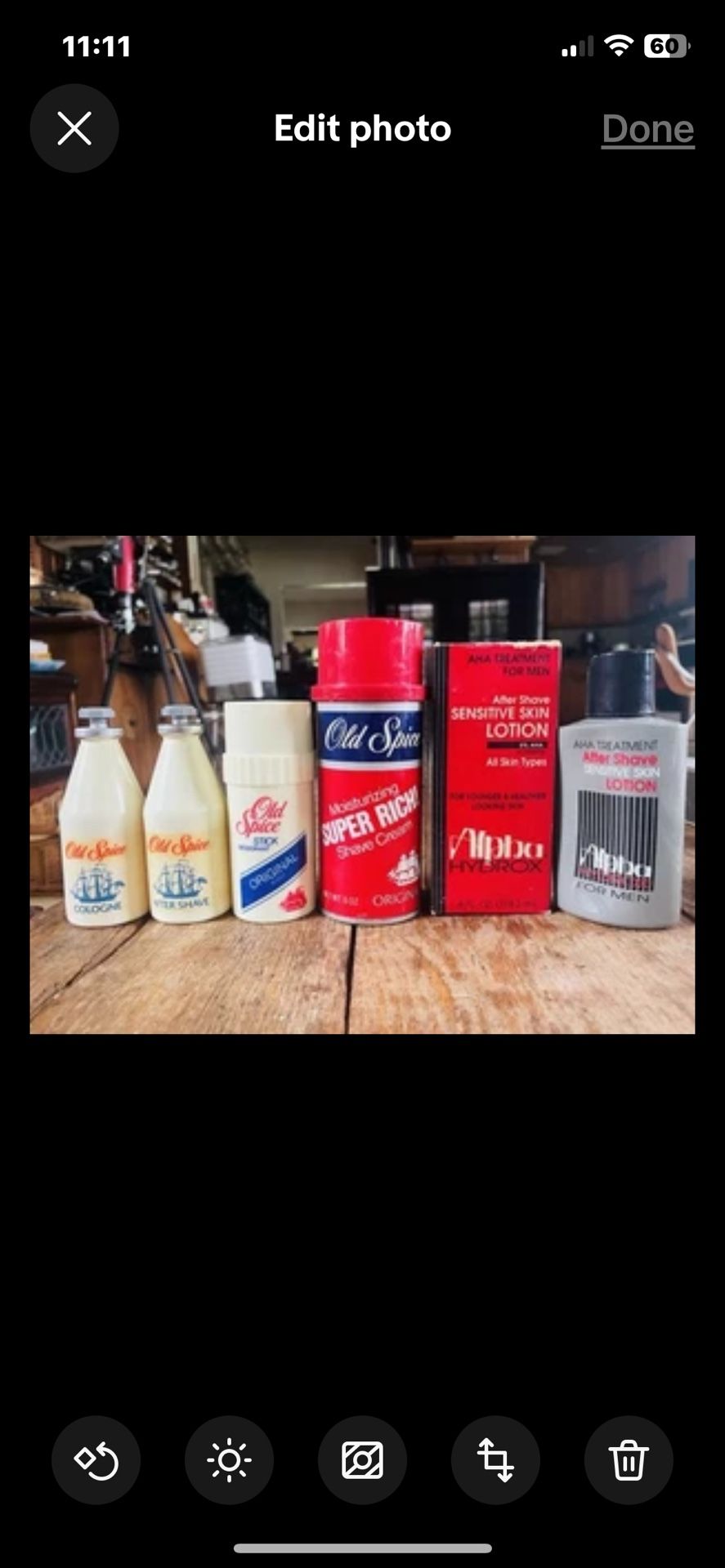 Lot Of Old Spice Vintage Cologne Bottles.
