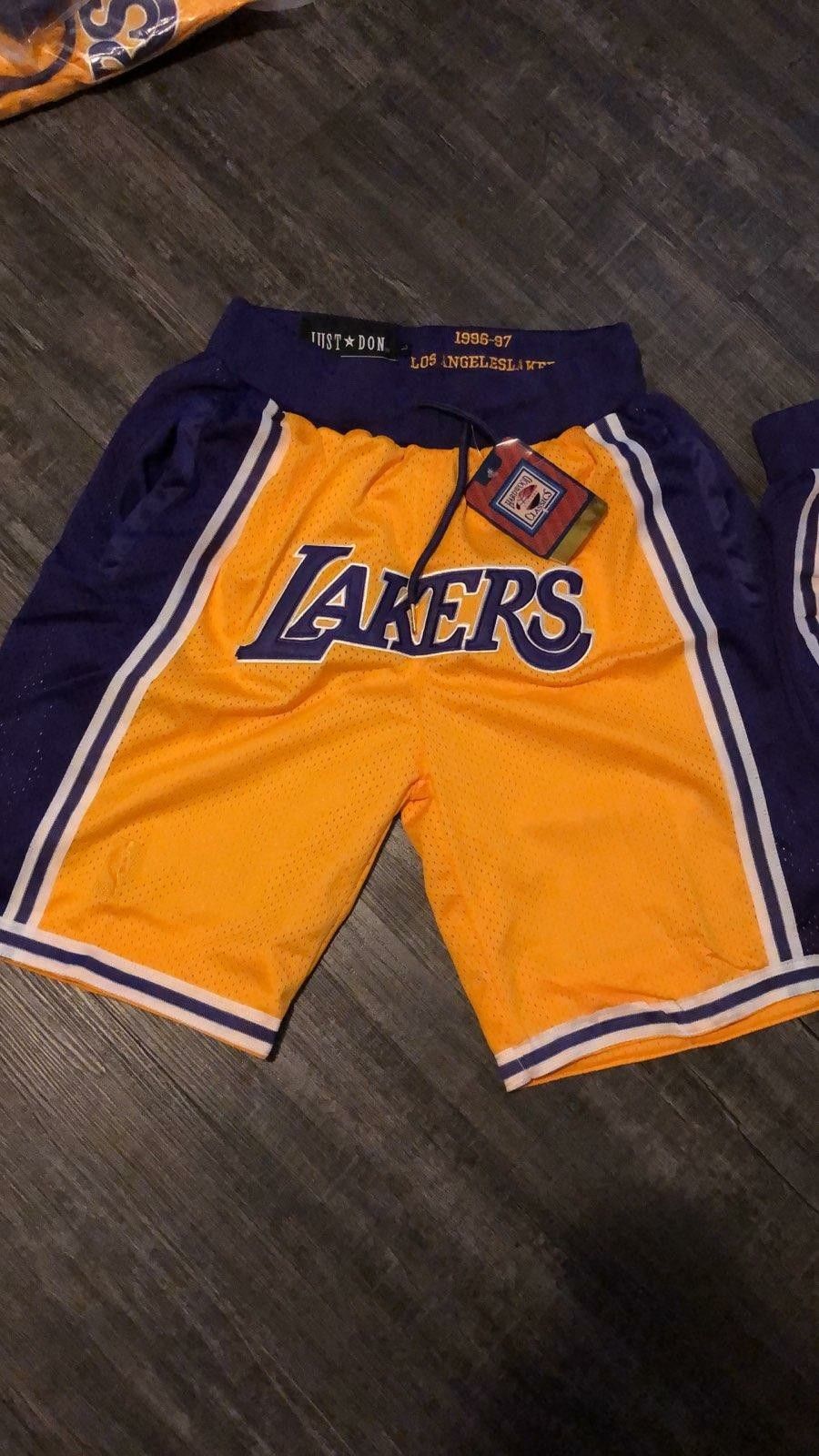 Lakers popular sport basketball shorts $60 all sizes