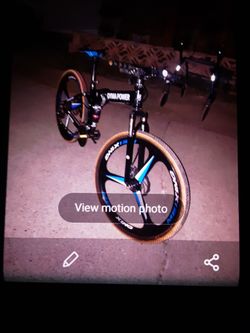 Oyma Power Folding Bike Black Blue