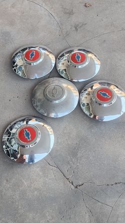 Chevrolet dog dish hubcaps