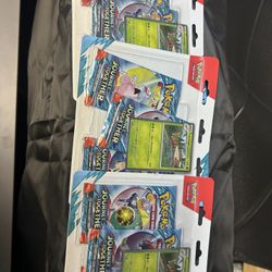 Pokemon Tcg,journey Together 3 Pack Blister Set Of 3