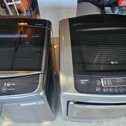 LG Top Load Washer &  Dryer Set