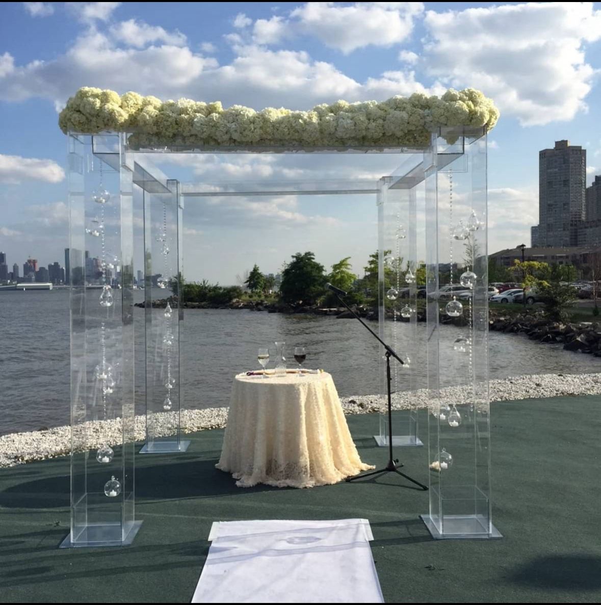 Clear Acrylic Wedding Chuppah / Canopy
