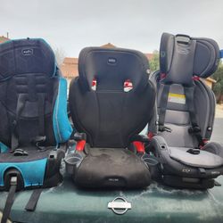 Car Seats, Infant Seat And Booster Seats. See All Pics And Read Description. 