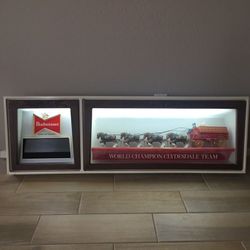 Great Vintage Budweiser Clydesdales sign