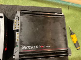 Kicker 4 channel amp