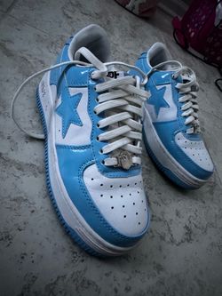 Size 7 Women Blue Bape Shoes