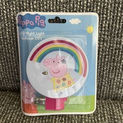 Peppa Pig LED Night Light Brand New Sealed Wall Plug