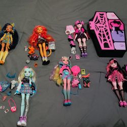 Monster High Dolls G3 Lot