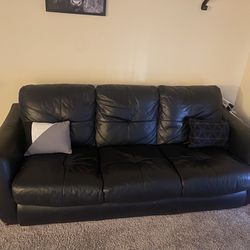 Leather Couch Real