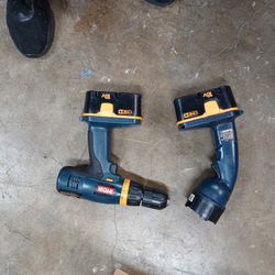 18 V Ryobi Drill And Flashlight 