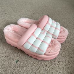 pink platform UGGS