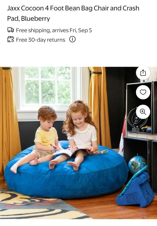 Jaxx 4 Foot Bean Bag Chair