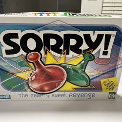 SORRY! The Game of Sweet Revenge Board game