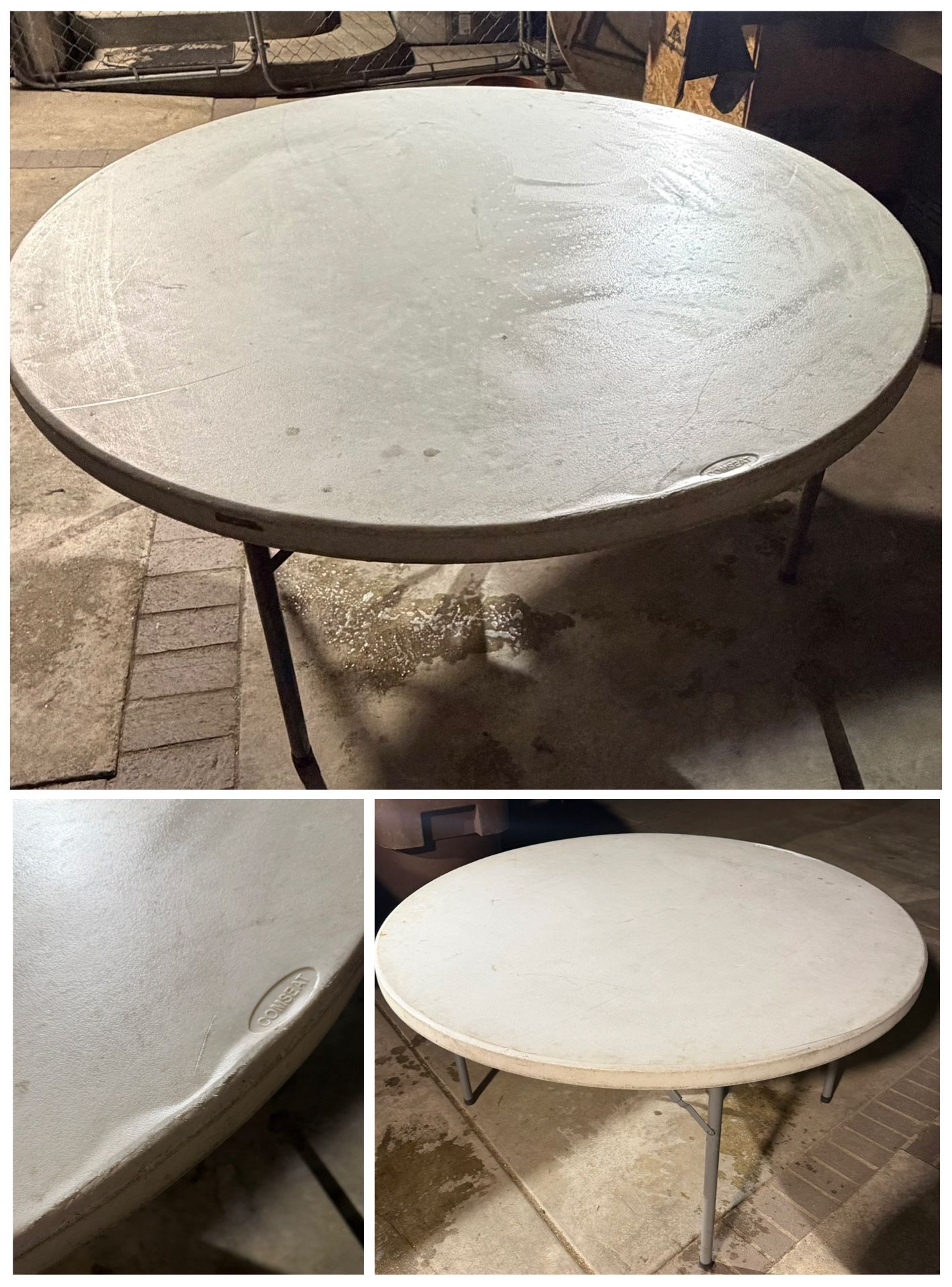 USED 60” ROUND TABLES