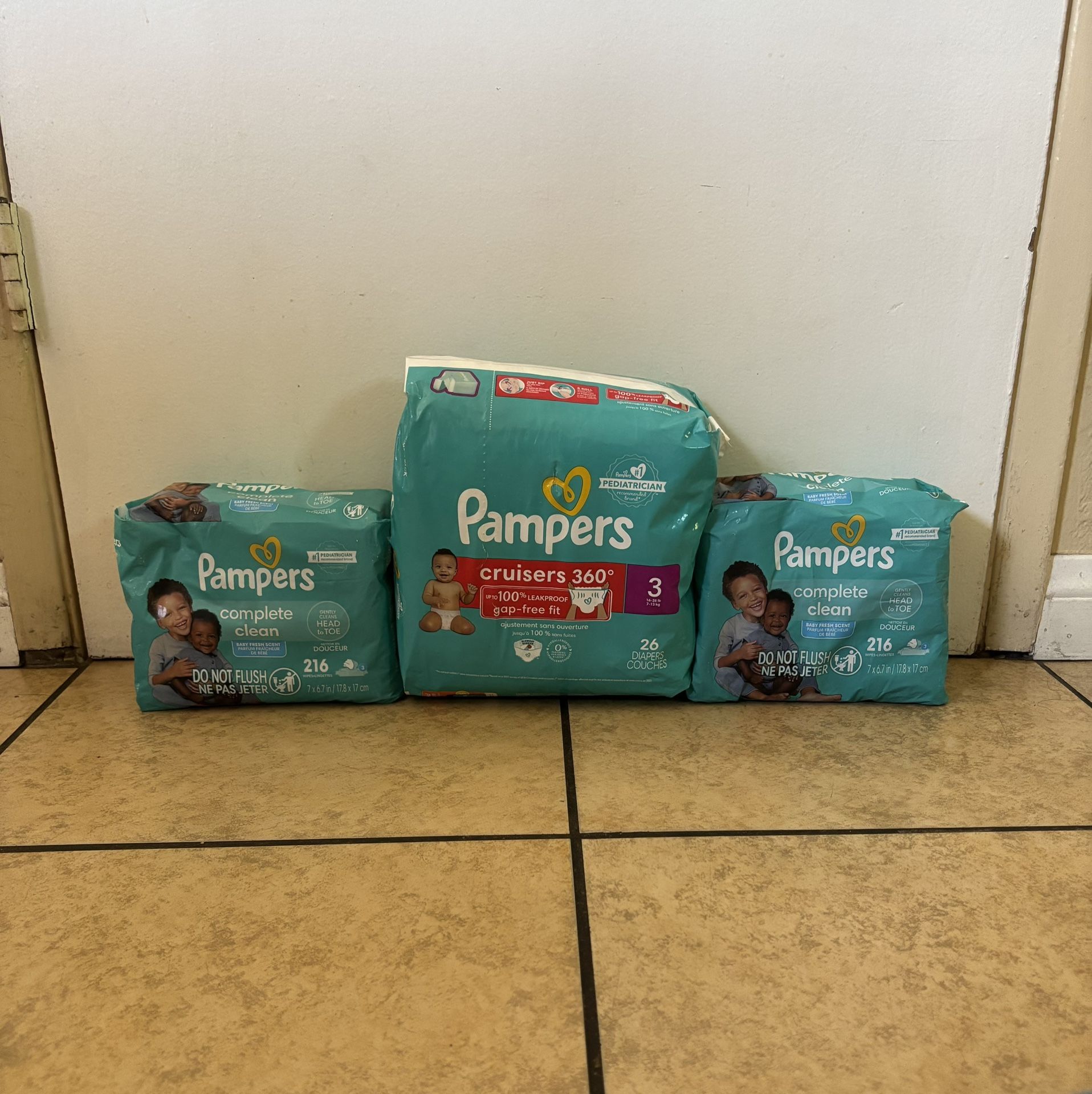 Pampers Set (read Description Below)