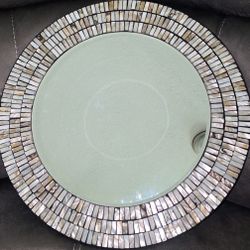 Round Marble Mirror 
