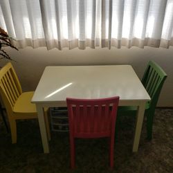 Pottery Barn Kids Carolina Table & Chairs