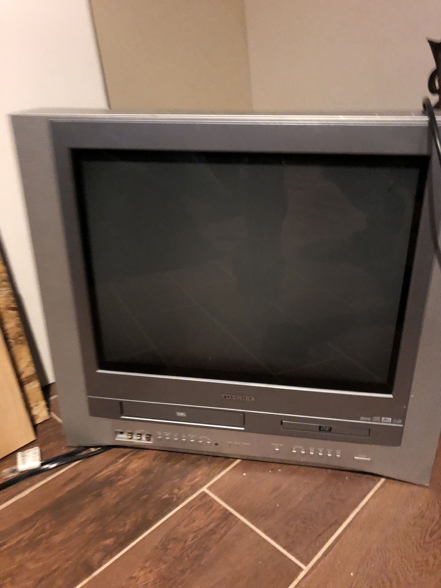 Toshiba TV with built in DVD & VHS player