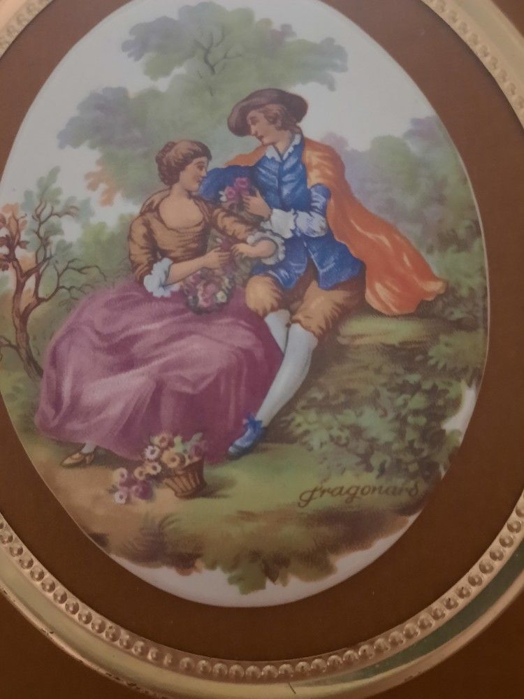 Vintage Renaissance Courting Couple