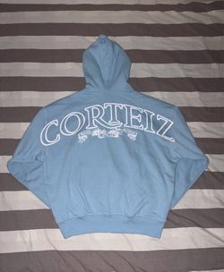 Corteiz Superior Royale Baby Blue Zip Up Hoodie