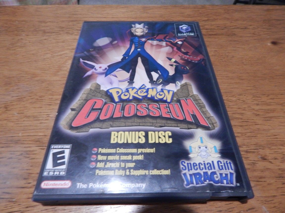 Pokemon Colosseum BONUS DISC Nintendo Gamecube