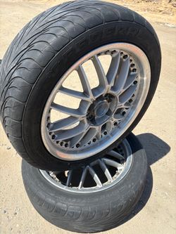 PAIR OF HANKOOK 225/75R15 KINERGY TIRES
