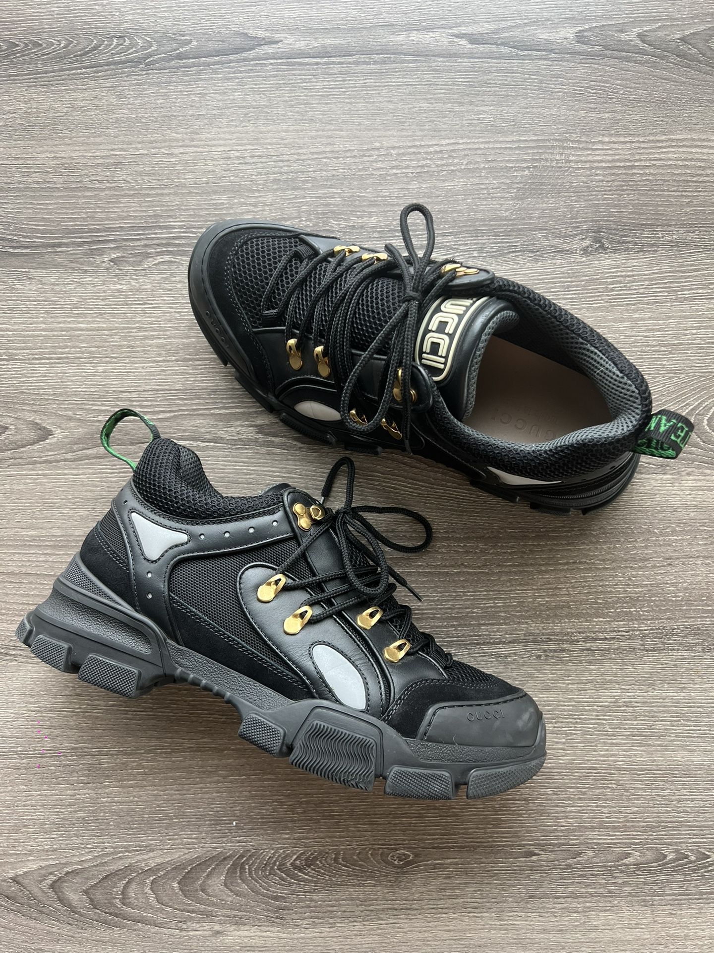 Size 9.5 Men’s/ 11 Women’s- Gucci Flashtrek Journey Boot Black