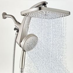 High Pressure Rain Showerhead & Handheld Spray