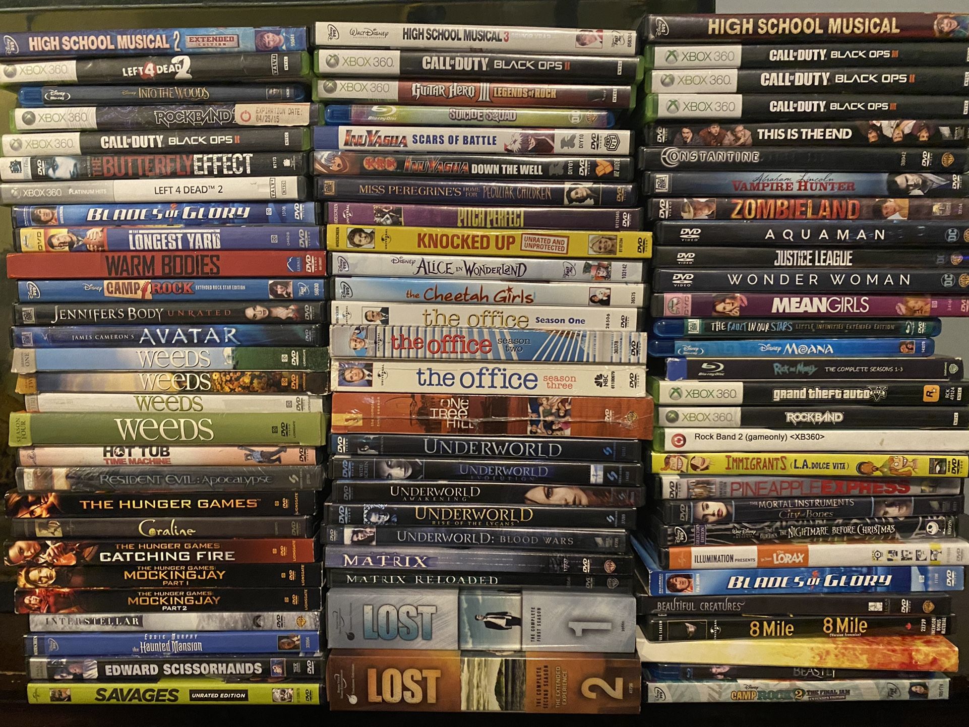 Movies, Games, Blue Rays