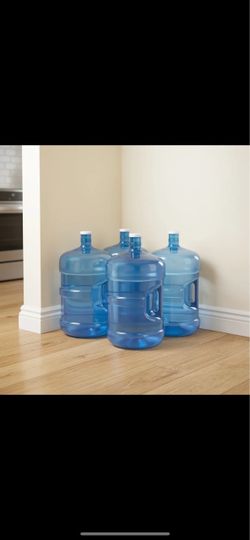 Blue Plastic Water Jugs – 3 available