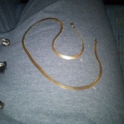 Stainless Steel Gold 14k Chain