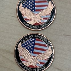 American Prospector Colorized Copper Coins