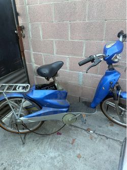 BLW Chopstick 48V 500W Electric Bicycle Scooter Moped with Pedals