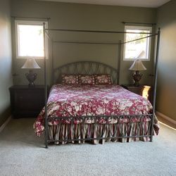 Queen Size Bed + Mattress 