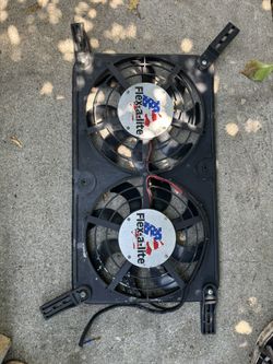 Flex A Lite Electric Dual Fans With Shroud