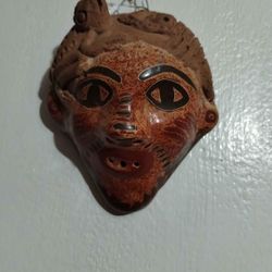 POTTERY ART - WALL MASK 4"  - M80 