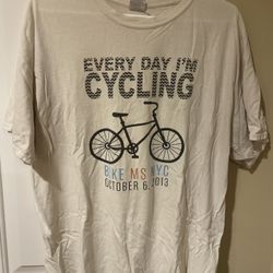 Bike MS NYC 2013 T-Shirt – Hustlin’ Era NYC Cycling